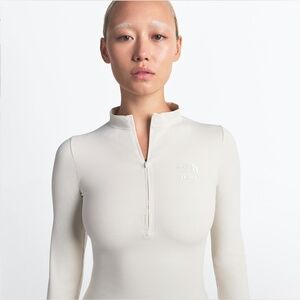 THE NORTH FACE X SKIMS REFINA LONG SLEEVE TOP | Bone Limited Edition